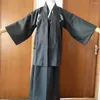Etnik Giyim Erkekler Anime Antik Kimono Japon tarzı Samuray Geleneksel Kostüm Performansı