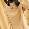 Women's Sweaters Summer Short-sleeved Female Doll Collar Pullover T-shirt Vest Knitted Large Size Slim Loose