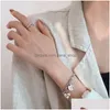 Charm Bracelets Vintage Creative Good Luck Thick Chain Tassel Beads Party Jewelry Gifts Bracelet Trendy Rock Hip Hop Drop Delivery