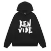 Men's Hoodies Letter Print Harajuku Unisex Oversized Hip Hop Casual Loose Pullover Graphic Y2K Men Hooded Sweatshirt