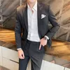 Men's Suits 4XL 5XL Wedding For Men Coat Pant Design Latest Homme Mariage Business Social Blazer Jacket Set 2 Pieces