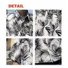 Men's Casual Shirts TFETTERS 2023 Mens Floral Shirt Summer Palm Leaves Print Turn Down Collar Half-sleeved Baggy Beach Clothing