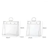 Storage Bags Clear Dust-proof Bag Transparent Dust Organizer Purse Handbag Protector With Magnetic Snap PVC