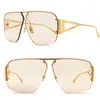 A113 BV1065S Aviator Sunclasses Lomens Designer Metal Rectangleフレームレトロカジュアル処方サングラス釣りゴルフグラス付きの釣り