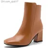 Boots Designer Buty buty na wysokim obcasie skórzana moda Martin Bot Fashion Non-Slip ciepły luksus Wygodny Z230724