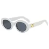 Okulary przeciwsłoneczne luksusowe okulary przeciwsłoneczne dla kobiet szklanki mężczyzn te same okulary przeciwsłoneczne co Lisa Triomphe Beach Street Zdjęcie małe sunniery metalowe ramy WXSHN#