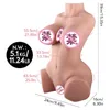 Brinquedos Sex Doll Massageador Masturbador para Homens Mulheres Vaginal Automático Sugando meio Corpo Silicone Físico Pessoa Real Molde Invertido Masculino Equipamento de Masturbação Divertido