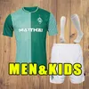 23 24 Werder Brema Speciale MAGLIE CALCIO Marvin Ducksch Leonardo Bittencourt NERO VERDE 2023 2024 Kit completo per bambini uomo set completo MAGLIE CALCIO casa lontano terzo figlio