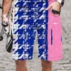 Shorts Masculino Homens/Mulheres Legal Cintura Elástica Confortável Impresso 3D Casual Oversized Moda Padrão Natação Engraçado Streetwear Homem