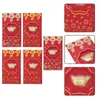 Emballage cadeau Enveloppes rouges Argent Année chinoise Enveloppe Bao Lucky Hong Packet Packets 2023Pocket Springfestival Wedding Pocketscash