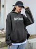 Women's Hoodies Better Be Here To Cotton Hooded Outdoor Daily Pullovers Street Creativity Sweatshirts Hip-Hop Casual Woman Sportswear