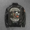 Giacche da uomo Stockriders Giacche da moto Bomber Trench Uomo Baseball Skull Capispalla Uomo Giacca a vento pilota Giacche sottili Primavera Autunno 230721