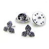 Broches Mini Shirt Kristallen CZ Clover Kraag Revers Pin Broche Sieraden Ornament Accessoires Pak Medaille Custom Voor Vrouwelijke