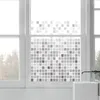 Adesivos de janela tamanho personalizado filme translúcido estático aderente filmes de vidro mosaico privacidade para banheiro cozinha decoração de escritório em casa