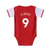 23 24 Babykleidung GABRIEL TIERNEY Fußballtrikots SAKA ODEGAARD SMITH ROWE G. JESUS Home Red Fußballtrikots Uniformen