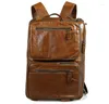 Briefcases Nesitu Highend A4 Vintage Brown Top Grain Genuine Leather Men Briefcase Portfolio Messenger Bag Handbag Business Travel 7014