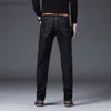 Men's Jeans Autumn Winter Cotton Men's Jeans Denim Pants Brand Classic Clothes Overalls Straight Trousers for Men Black Blue Oversize 28-40 L230724