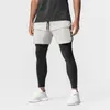 Kör shorts sommar män gym crossfit basket manlig snabb torr träning sport fitness casual kläder