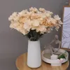 Decoratieve Bloemen 4 Hoofd Pioen Kunstmatige Bruiloft Home Decor Hoge Kwaliteit Nep Bloemstuk Bulk Decoratie Tafel