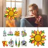 Decorative Figurines Home Decor Stained Glass Window Hanging Decorations Pendant Acrylic Wall Ornament Pendants Decoration