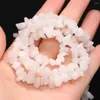 Perles pierre semi-précieuse naturelle 5-8mm exquis gravier de jade blanc perlé pour la fabrication de bijoux Bracelet à bricoler soi-même collier accessoires