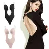 Vrouwen Shapers Corset Vrouwen Full Body Shaper Backless Bruiloft Feestjurk Sexy String Turnpakje Diepe V-hals Shapewear Ondergoed Afslanken Bodysuit 230721