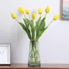 Декоративные цветы 1 ПК искусственное цветочное шелк тюльпан 66 см высококачественный настоятель