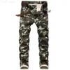 Hommes Jeans Ropa Hombre 2021 Hommes Camouflage Mode Slim Fit Homme Denim Pantalon Hip Hop Plus La Taille Maigre Mannen Homme Pantalon L230724