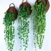 Decoratieve Bloemen 2.2M Kunstmatige Ivy Leaf Garland Planten Wijnstok Nep Gebladerte Home Decor Plastic Rotan Groenblijvende Cirrus