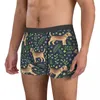 Caleçon Hommes Border Terriers Printemps Floral Sous-Vêtements Chien Amoureux Mode Boxer Culotte Homme Taille Moyenne S-XXL