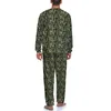 Vêtements de nuit pour hommes Pyjama Paisley rétro imprimé floral homme à manches longues mignon pyjama ensembles 2 pièces sommeil printemps conception maison costume idée cadeau