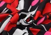 23SS Camisa de diseñador de lujo Fashion Geométrica Camiseta de bolos estampado clásico Black Hawaiian Flower Camiseta Manga corta para hombres CS03
