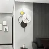 Wanduhren Mode Uhr Modernes Design Wohnzimmer Einfache Stille Kreative Nordic Licht Luxus Mechanismus Horloge Wohnkultur