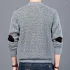 Męskie swetry 2023 Pollovers Mężczyźni jesienne zima v szyja dzianina płaszcze swetra przyczynowe ciepłe modnie męskie ubranie C153