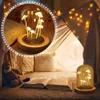Dekorativa föremål figurer led rum dekor lampor diy lampa tulpan blommor svamp natt agariskt sovrum nyår julmaterial nattljus present l230724