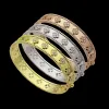 Brand Luxury Cuff Designer Bracelet for Women New Fashion Crystal Diamond Bracelet High Quality 18k Gold Bracelet