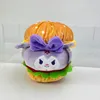 Jouets en peluche Hamburger mélodie mignon, jeux pour enfants, camarades de jeu, cadeaux de vacances, décoration de chambre, vente en gros