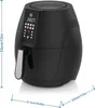 Revolutionera din matlagning med 8-i-1 Air Fryer: 6.3 Qt LCD digital pekskärm, tång, receptbok, non-stick beläggning mer!