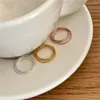 Cluster Rings SHANICE Ins Niche Design Minimalist S925 Sterling Silver Retro Three Lines Adujustable Ring Opening Lady Vintage Fashion