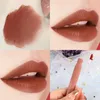 Brillant à lèvres 1 Pc Maquillage Mat Nude Liquide Rouge À Lèvres 6 Couleurs Étanche Longue Durée Sexy Rouge Rose Velours Rouge À Lèvres Femmes Cosmétique