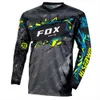 Camisetas masculinas manga longa camisa de ciclismo de motocross BAT Fox Downhill Mountain Bike MTB camisas offroad DH motocicleta roupas de motocross