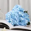 Dekorativa blommor 3D -tryckt stora hortensia gäng konstgjorda blommor bukett dekoration bord kontor bröllop arrangemang parti leveranser