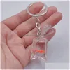 Клайфы Lanyards Creativity Miniature Resin Goldfish Charms Small Fish in Water Bag Sende Diy Key Cons Accessories Dr Dhdhz