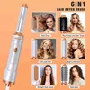 Curling Irons 2022 تحديث جديد 5 في 1 مجفف الشعر عالي السرعة الشعر بكرة الشعر عصا الشعر فرشاة خطوة واحدة مجفف الشعر و bloomizer ضربة جافة x0721