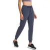 lu yoga kadın jogger pantolon yüksek bel yumuşak kadın çizim pantolon eğitim bayan koşu pantolon dp022