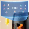 Friggitrice ad aria con capacità di 6 litri con touch screen colorato - Temperatura dell'orario di lavoro regolabile - Multifunzionale Conveniente per l'uso domestico!