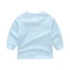 2-7Y Kids Cotton T-Shirts Fashion Kids Clothing Children Tops Clothes Tee Boys Girls Long Sleeve Stripe T shirt Sweatshirt L230625