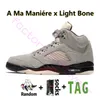 2023 Jumpman 5 High OG 5s Basketbalschoenen Heren Dames A Ma Black Light Bone University Blue Lucky Green Bean Fire Red Suede Craft Sail Heren Trainers Sport Sneakers Maat 13