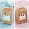 Baby Shower Favors of Little Prince Kraft Favor Boxes Pour la boîte de cadeau de fête d'anniversaire de bébé et le cadeau de décoration de bébé 100pcs / lot sh209x