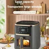 6L 1200W Smart Air Fryer Achieve Healthier Crispy Meals With Easy To Use  Low Fat Cooking Technology From Juulpod, $57.92